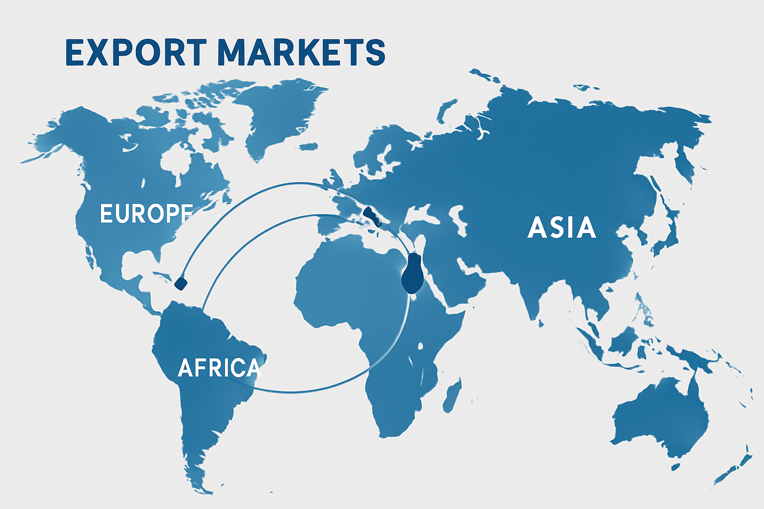 Global export map