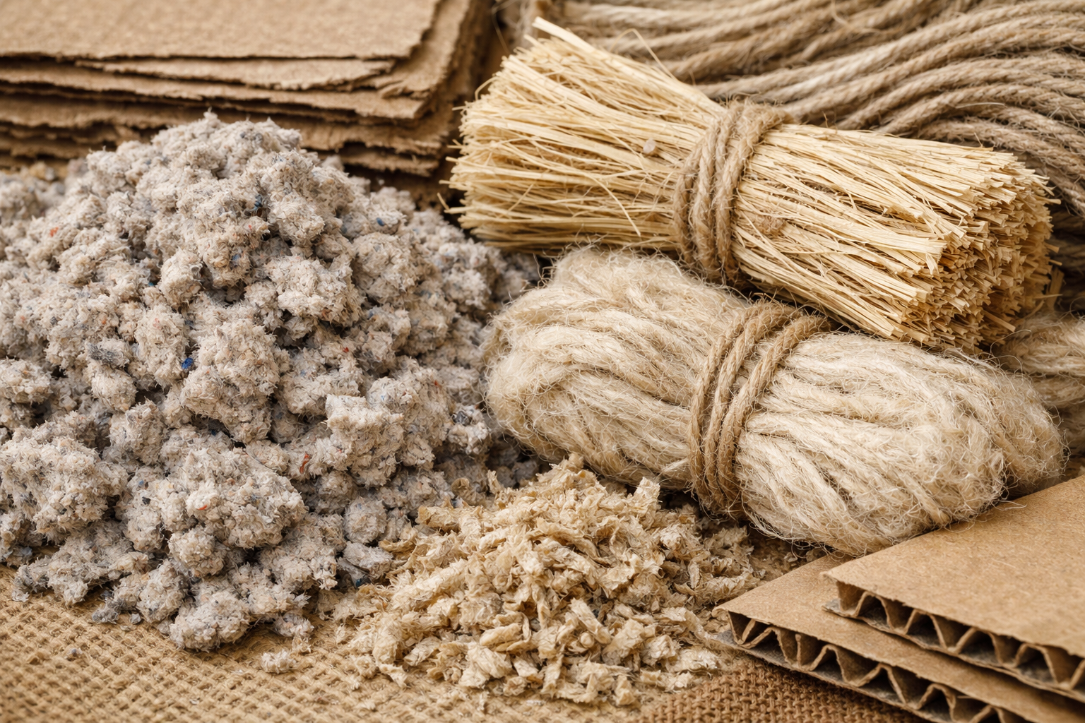 Sustainable materials in warehouse